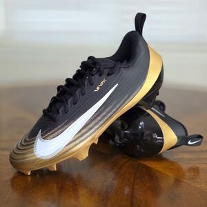 Nike Vapor Speed 3 Football Shoes Cleats Black Gold FB3303-003 Men's Size 7.5 LE